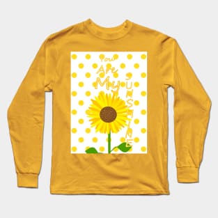 YOU Are My Sunshine Sunflower Long Sleeve T-Shirt